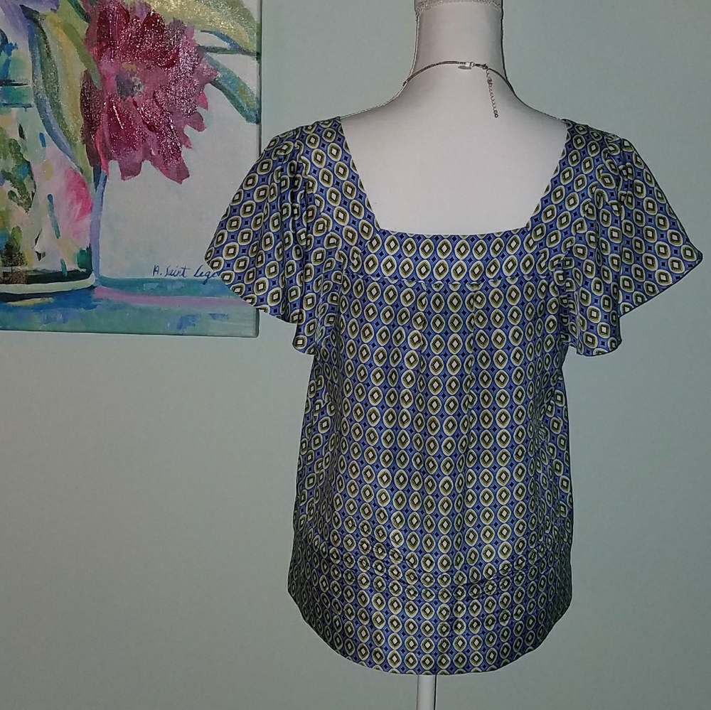 🍍Banana Republic Silk Blouse NWOT - Picture 2 of 6